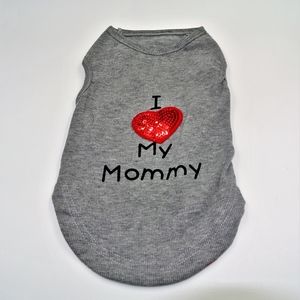 Dog Summer Shirt Size M I Love My Mommy